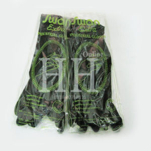 ถุงมือยางดำ